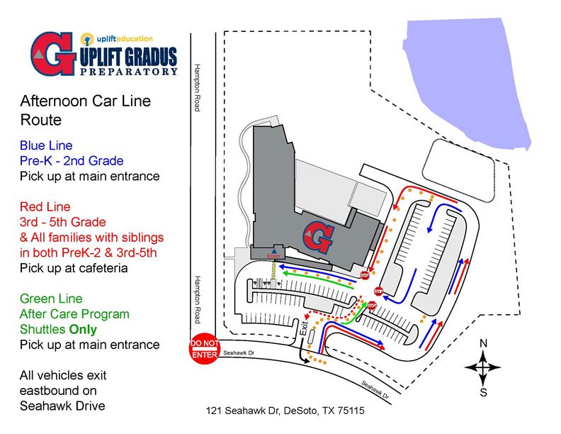 Afternoon Car Line Route